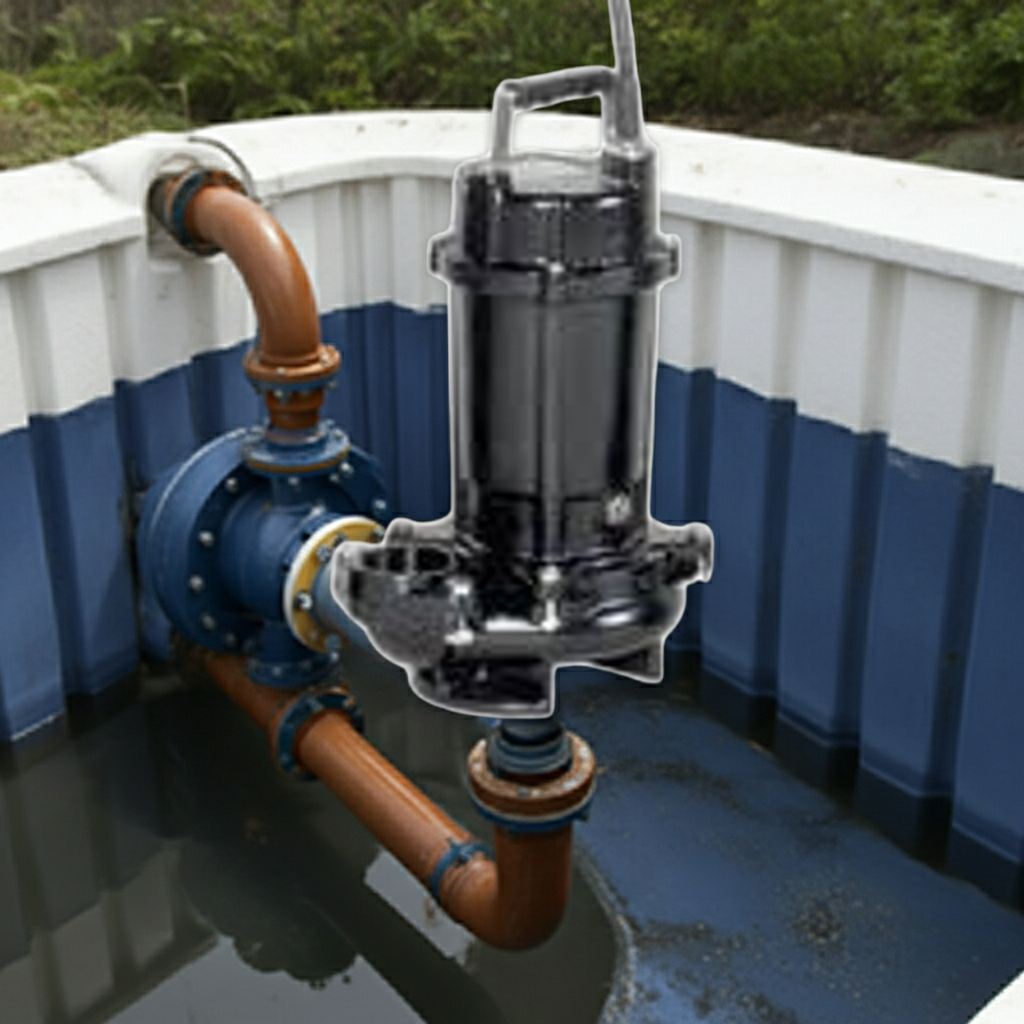 50DVS61.5 雑排水用セミボルテックス水中ポンプ