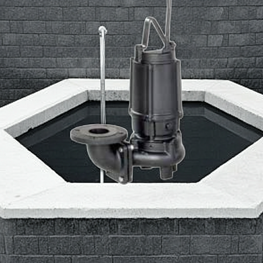 50DVS65.5 雑排水用セミボルテックス水中ポンプ