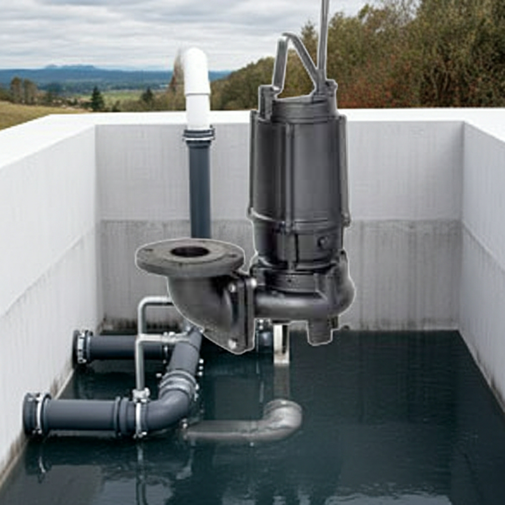 50DVS67.5 雑排水用セミボルテックス水中ポンプ