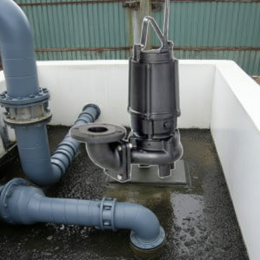 80DVS61.5A 雑排水用セミボルテックス水中ポンプ