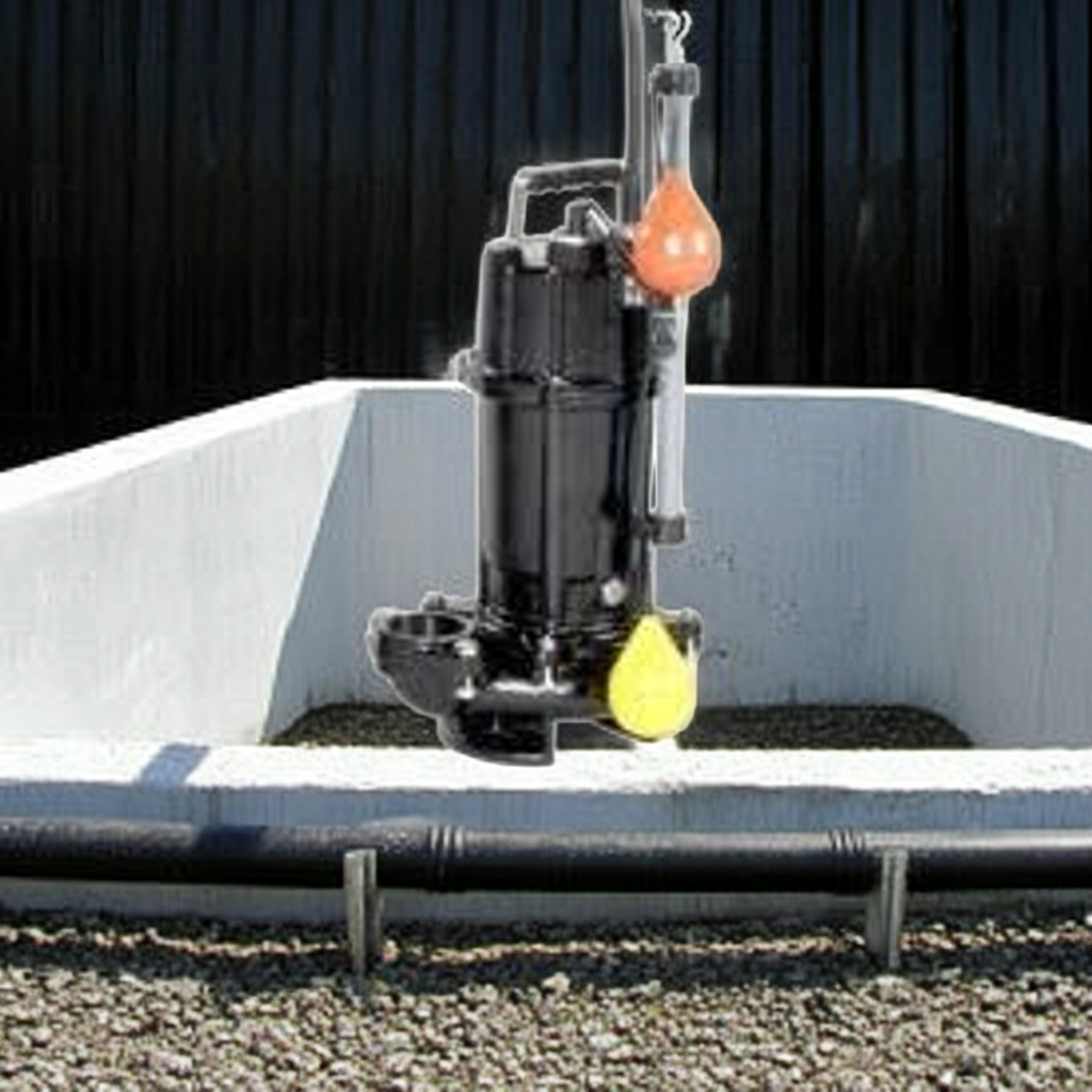 50DVSA5.75A 雑排水用セミボルテックス水中ポンプ