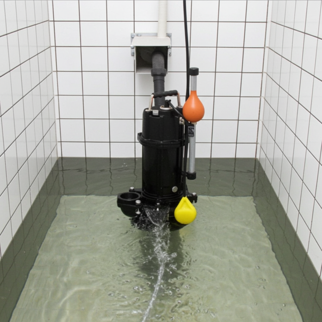 65DVSA61.5A 雑排水用セミボルテックス水中ポンプ