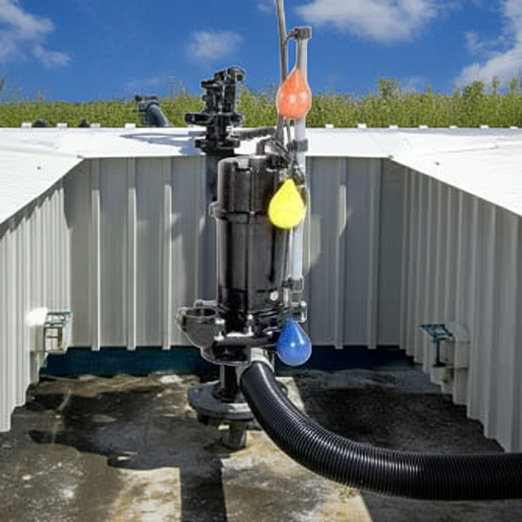 40DVSJ5.15A 雑排水用セミボルテックス水中ポンプ