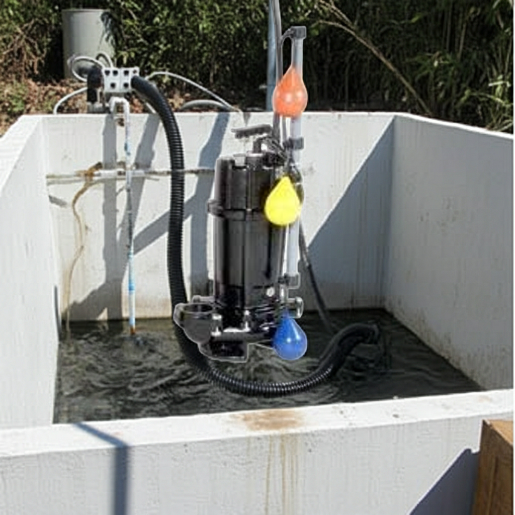 40DVSJ5.25SB 雑排水用セミボルテックス水中ポンプ