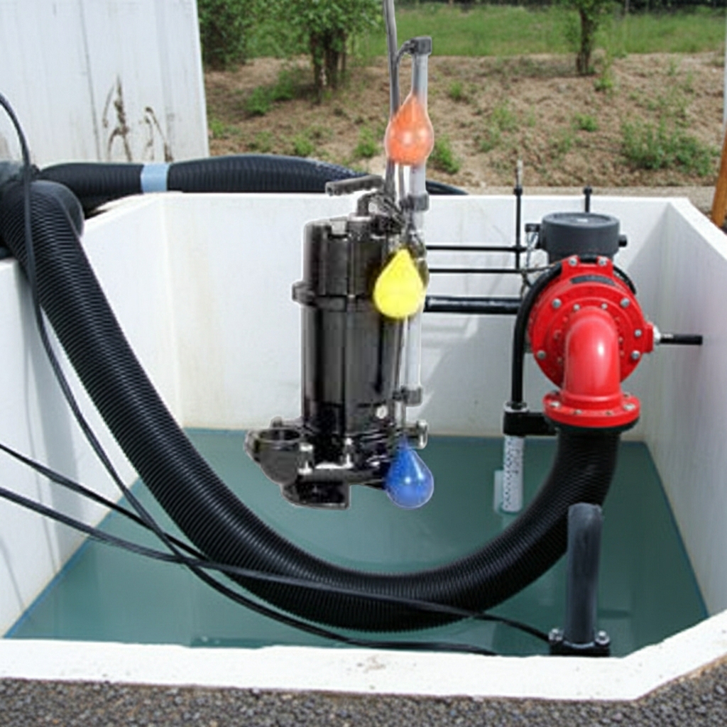 40DVSJ5.25B 雑排水用セミボルテックス水中ポンプ