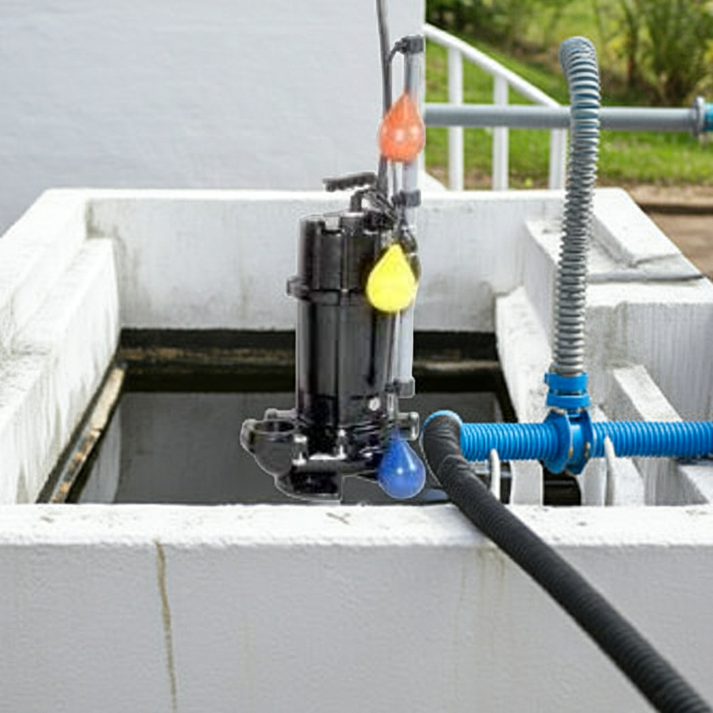 50DVSJ5.4SB 雑排水用セミボルテックス水中ポンプ