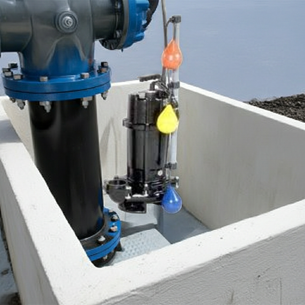 50DVSJ6.75B 雑排水用セミボルテックス水中ポンプ