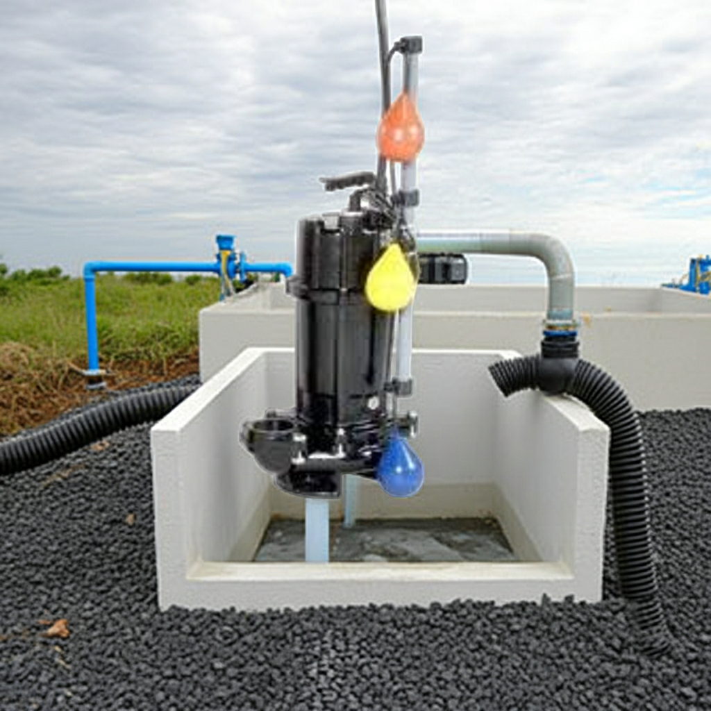 65DVSJ62.2A 雑排水用セミボルテックス水中ポンプ