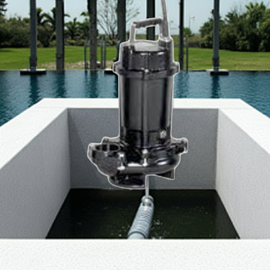 50DVSH5.4A 雑排水用セミボルテックス水中ポンプ（高液温仕様）