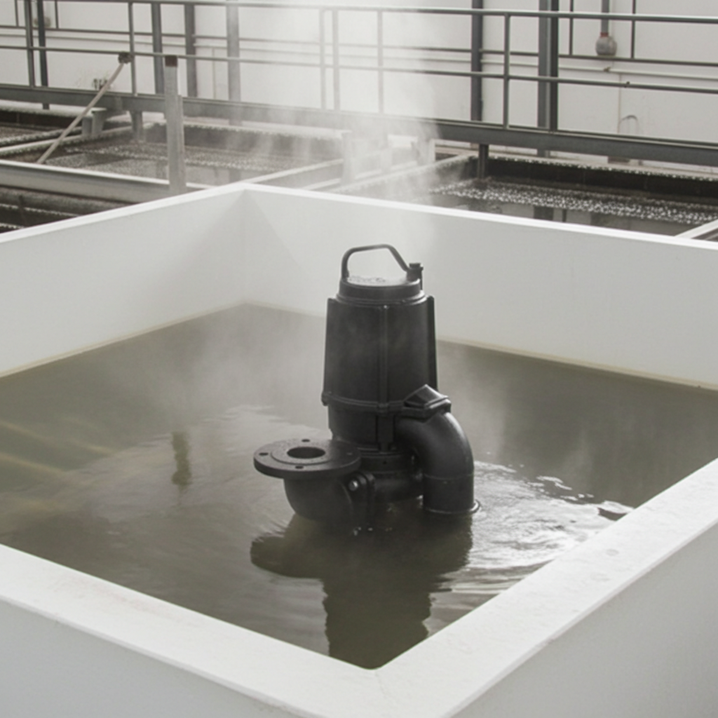 65DVSH5.75 雑排水用セミボルテックス水中ポンプ（高液温仕様）