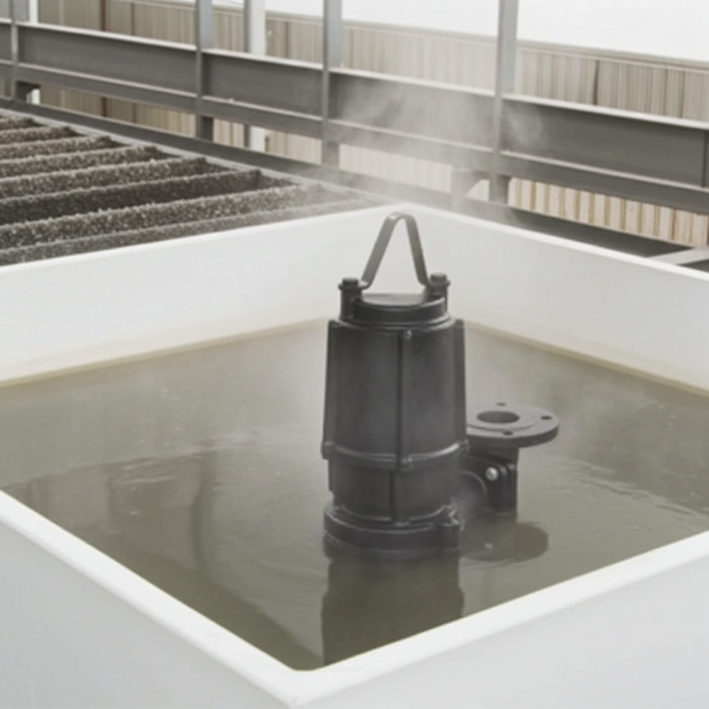 80DVSH5.75 雑排水用セミボルテックス水中ポンプ（高液温仕様）