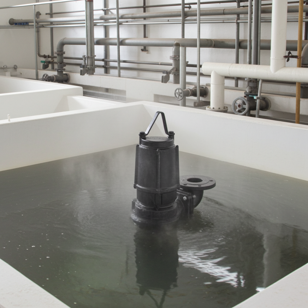 80DVSH52.2A 雑排水用セミボルテックス水中ポンプ（高液温仕様）