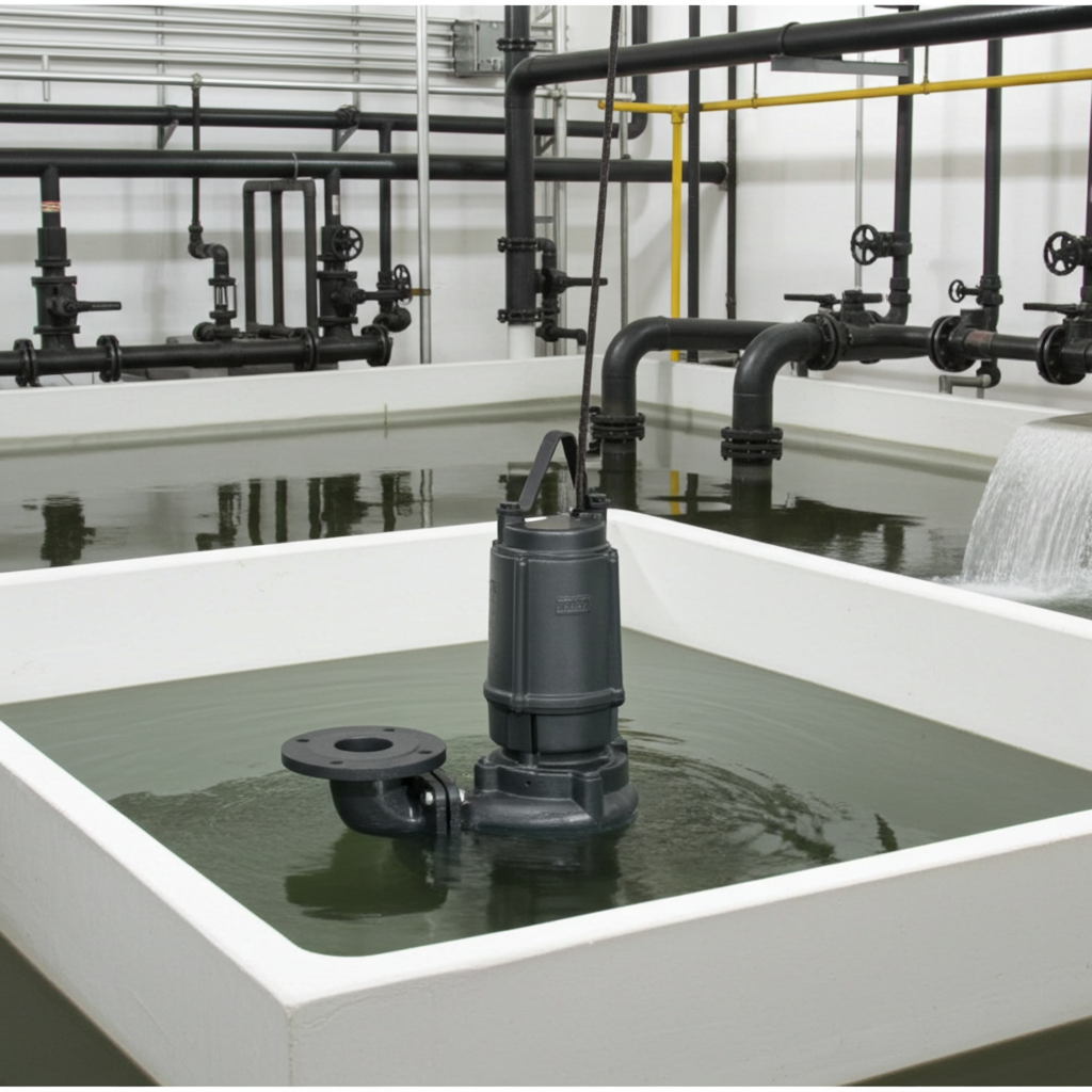 80DVSH53.7A 雑排水用セミボルテックス水中ポンプ（高液温仕様）