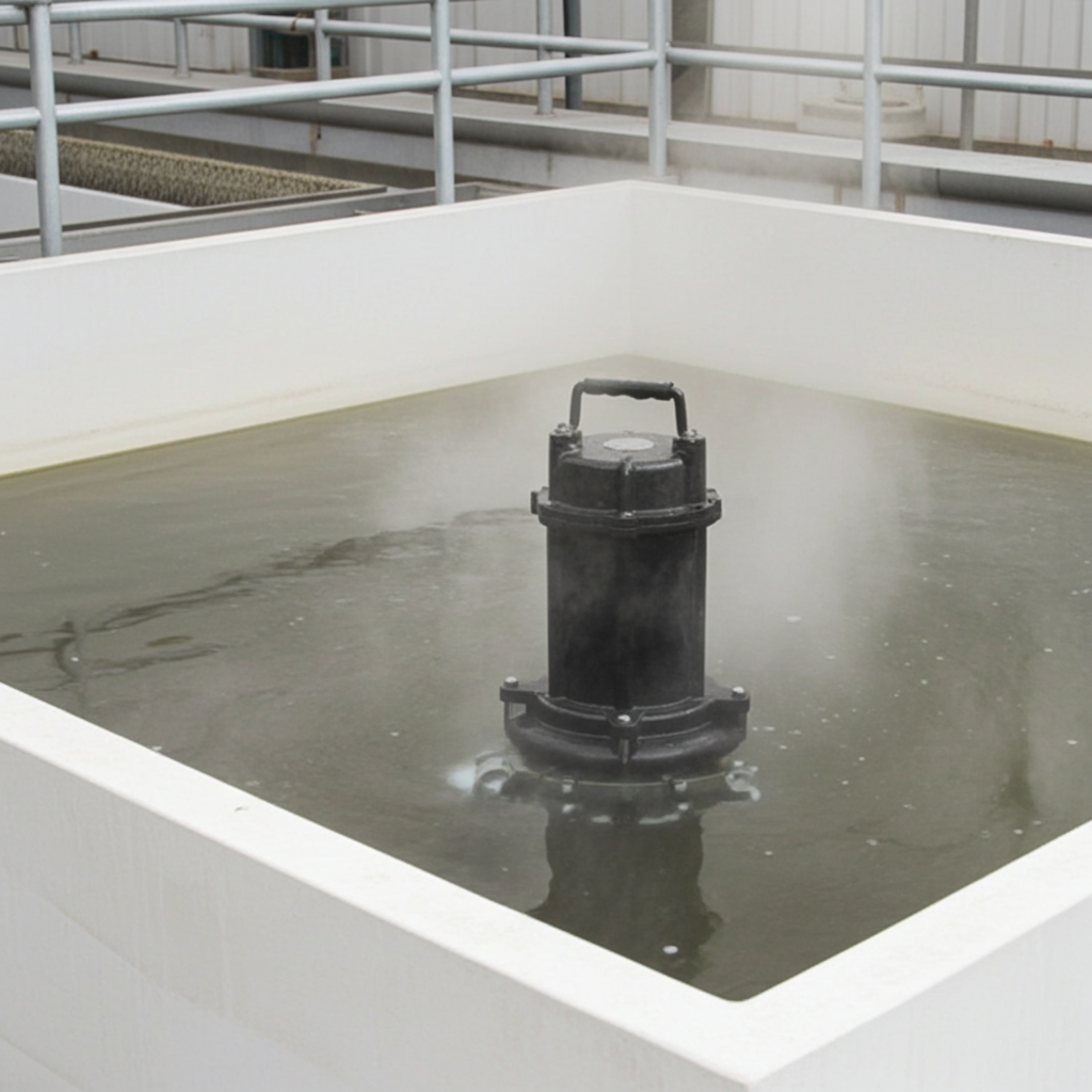 50DVSH61.5A 雑排水用セミボルテックス水中ポンプ（高液温仕様）