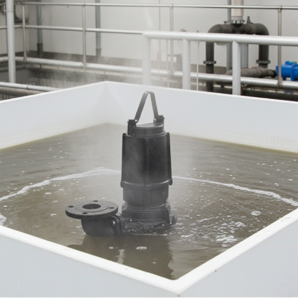 80DVSH61.5A 雑排水用セミボルテックス水中ポンプ（高液温仕様）