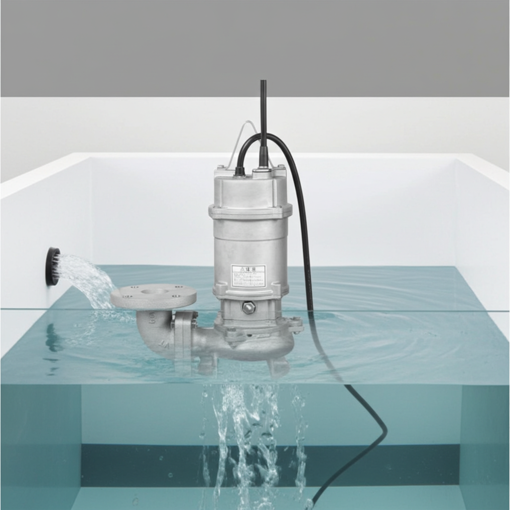 80DVSL63.7 ｽﾃﾝﾚｽ製ｾﾐﾎﾞﾙﾃｯｸｽ水中ﾎﾟﾝﾌﾟ荏原