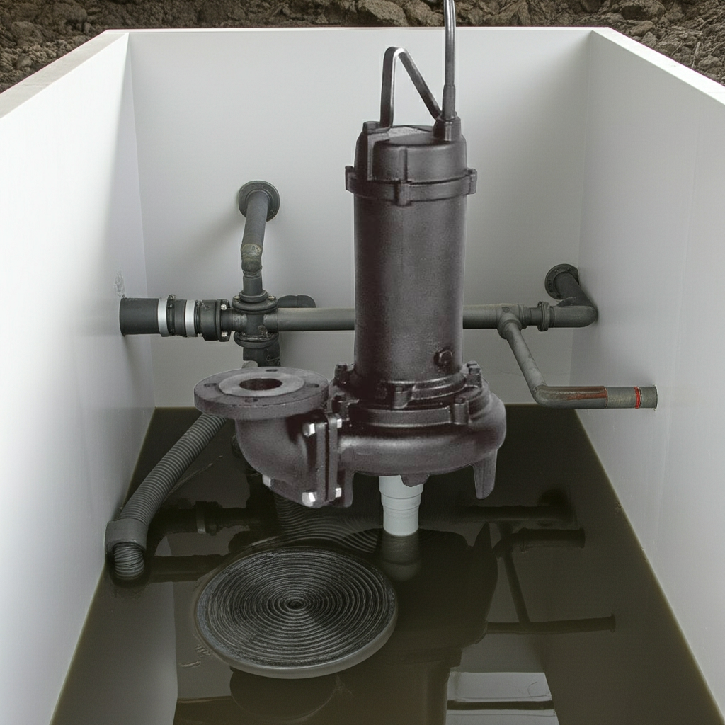 100DL53.7 DL型汚水・汚物用水中ポンプ 荏原