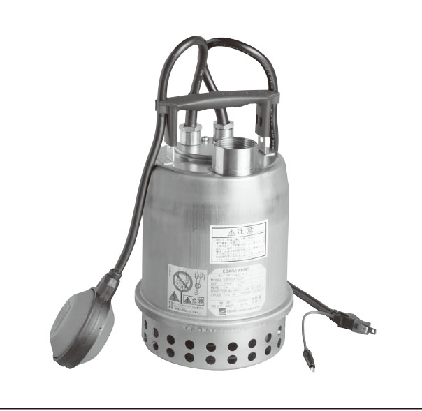 P7075.55S PONTOS707型ｽﾃﾝﾚｽ製水中ﾎﾟﾝﾌﾟ非自動形単相